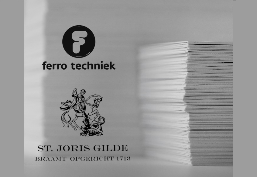 Banner nieuw in onze collectie: Ferro Gaanderen en St. Joris Gilde Braamt