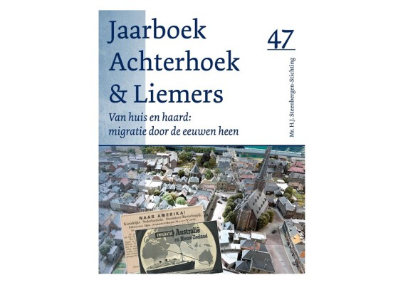 Foto van de cover van het jaarboek achterhoek en liemers nr 47 Cover van het Jaarboek Achterhoek en Liemers nummer 47. Van huis en haard: migratie door de eeuwen heen.