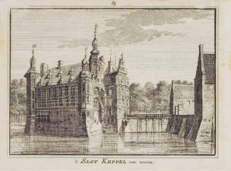 Kasteel Keppel 18e eeuw gravure van H. Spilman naar een tekening van J. de Beijer Gravure van Kasteel Keppel 18e eeuw van H. Spilman naar een tekening van J. de Beijer