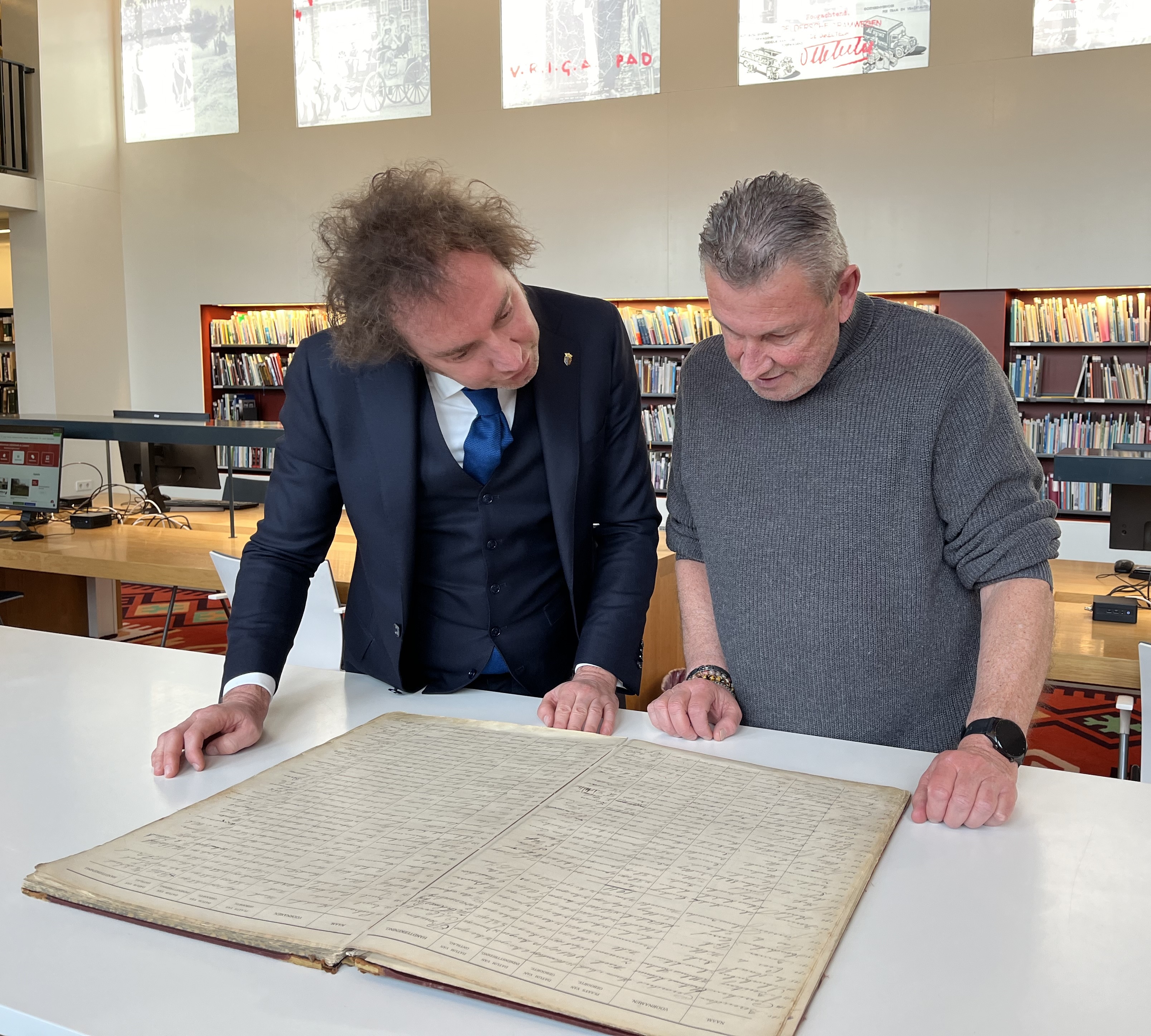 Foto van Rene Arendsen en zijnvader Gert. Bron: ECAL Sharon Maandag