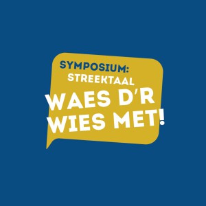 Logo van het Streektaalsymposium 2024: Waes d'r wies met!