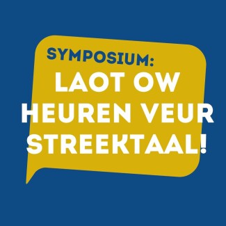 Logo van het Streektaalsymposium 2025: Laot ow heuren veur streektaal