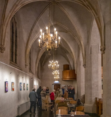 Foto presentatie Jaarboek nummer 47 in de Lamberti kerk te Zelhem